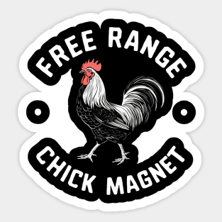 Free Range Chick Magnet Sticker